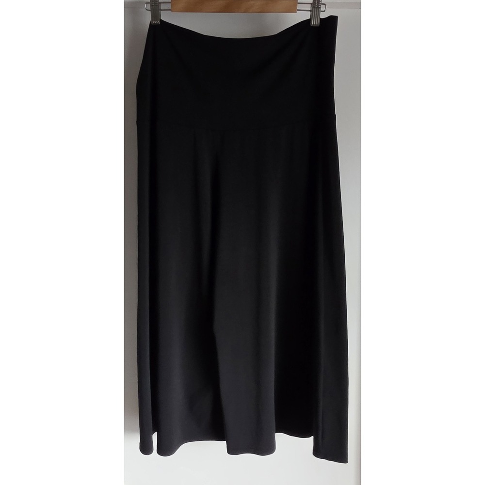 Clues Collections Women Capri Pants Black Solid 34W Cropped Trousers Gauchos